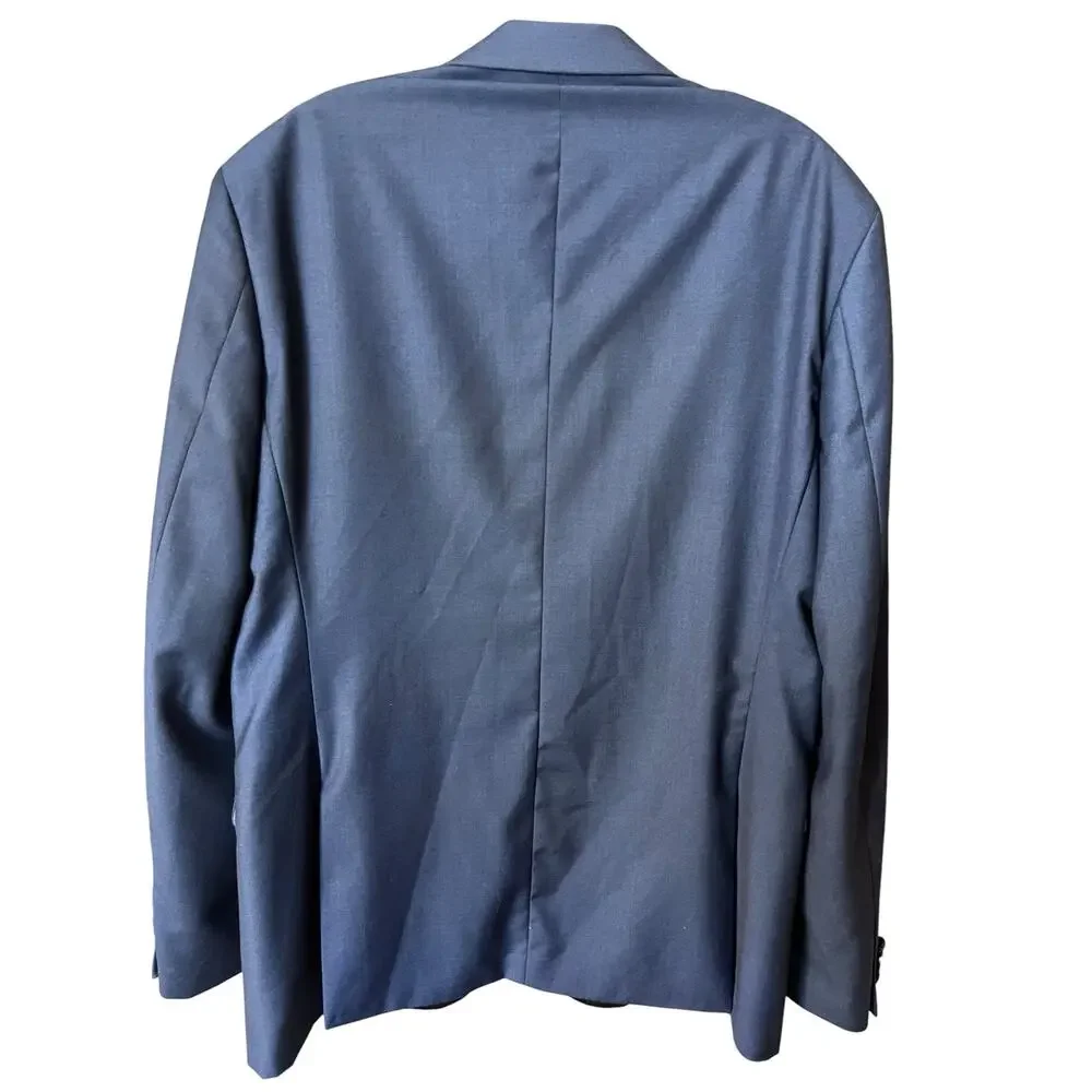 Vinci Slim Fit Blue And Black Tuxedo Jacket 42L Special Occasion Formal Ball